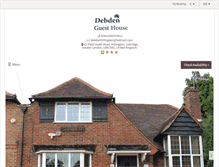 Tablet Screenshot of debden-guesthouse.co.uk